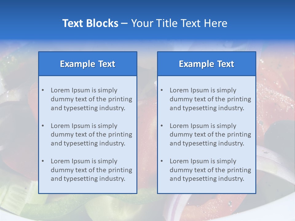Greek Salad PowerPoint Template