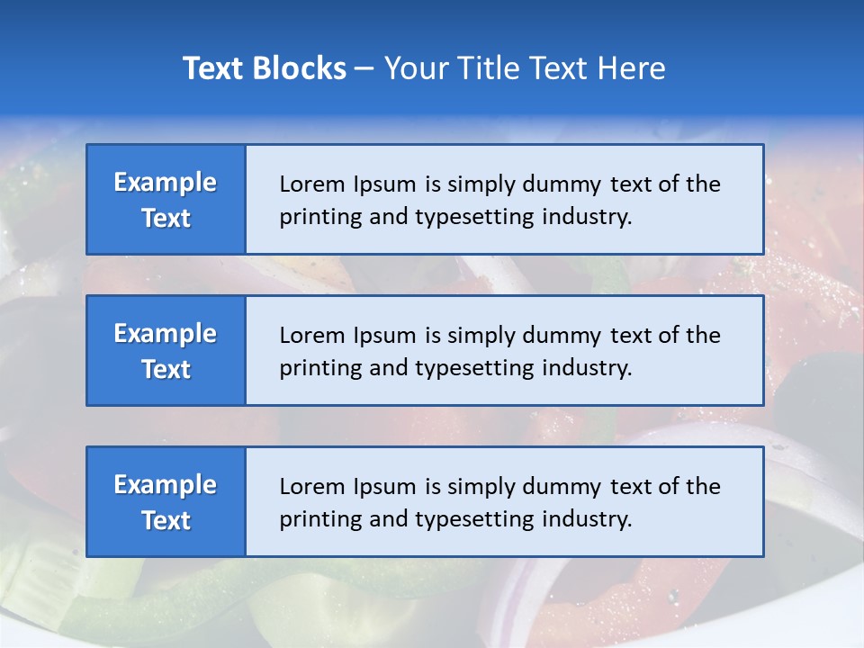 Greek Salad PowerPoint Template