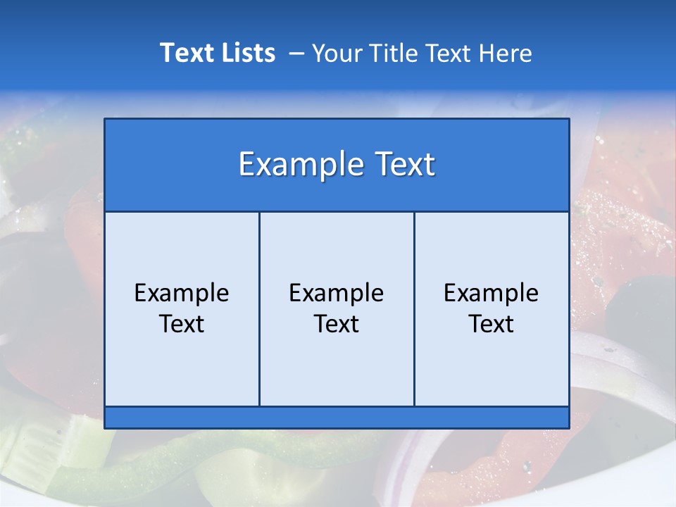 Greek Salad PowerPoint Template