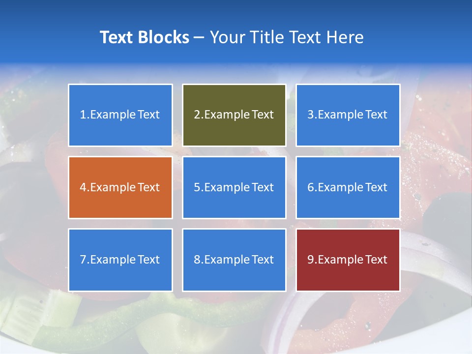 Greek Salad PowerPoint Template