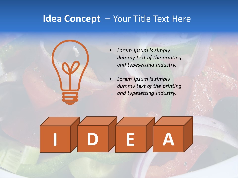 Greek Salad PowerPoint Template
