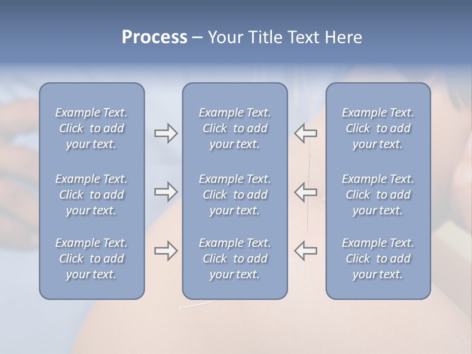 A Woman Getting Acupulations On Her Back With Needles PowerPoint Template