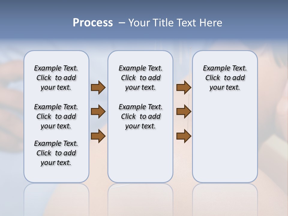 A Woman Getting Acupulations On Her Back With Needles PowerPoint Template