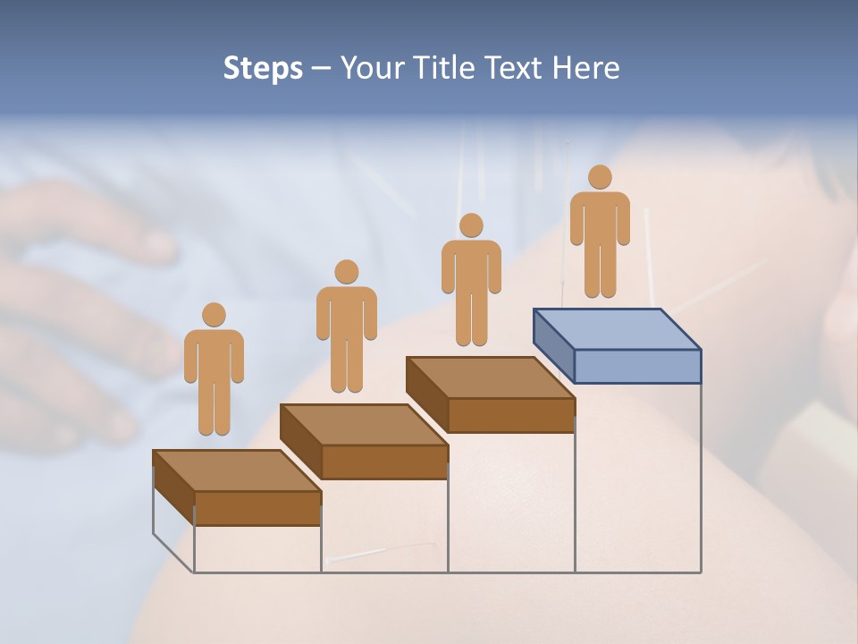 A Woman Getting Acupulations On Her Back With Needles PowerPoint Template