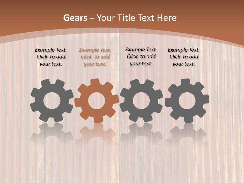 Red Feather Flying Object PowerPoint Template