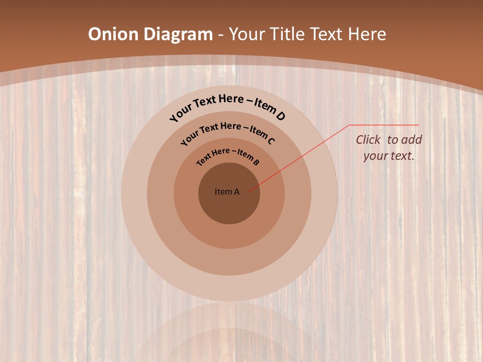 Red Feather Flying Object PowerPoint Template