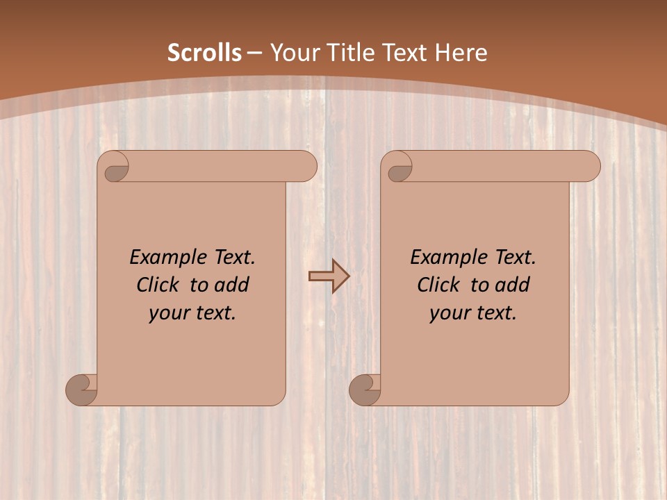 Red Feather Flying Object PowerPoint Template
