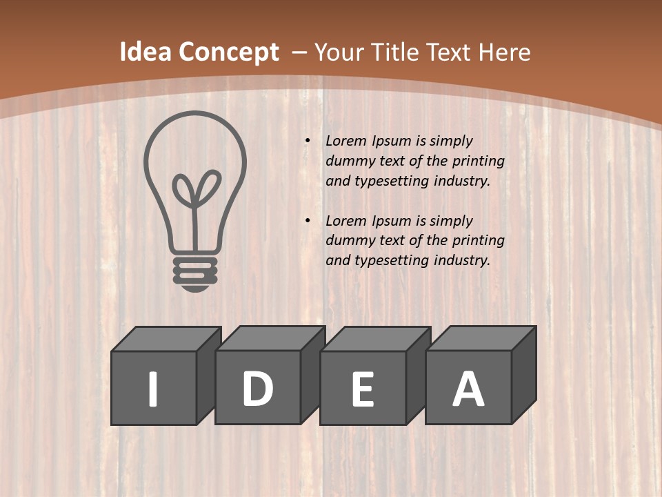 Red Feather Flying Object PowerPoint Template