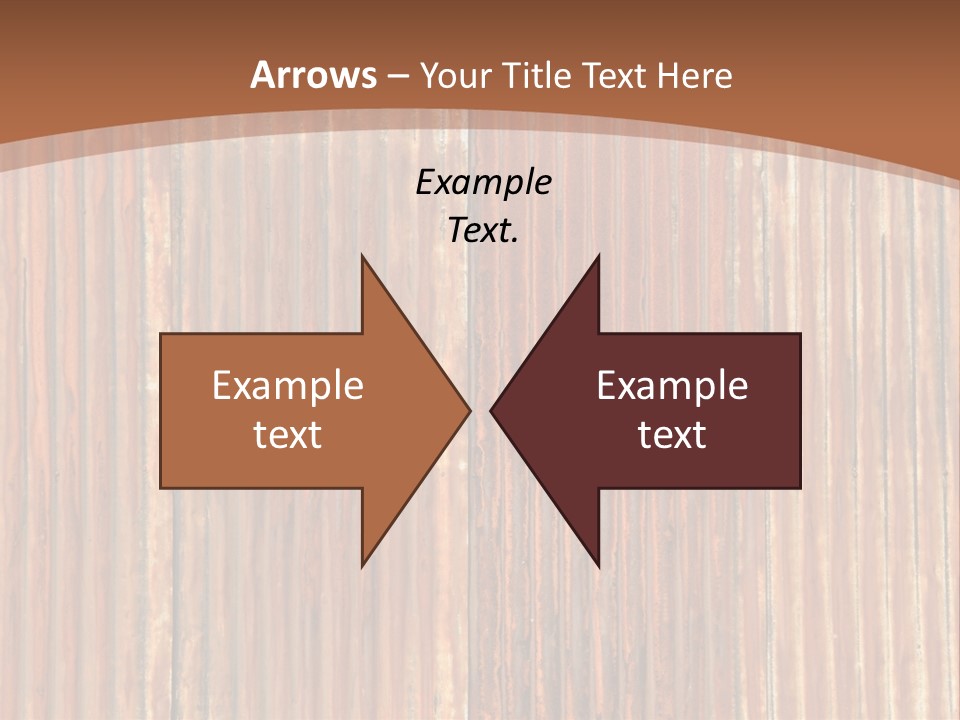 Red Feather Flying Object PowerPoint Template