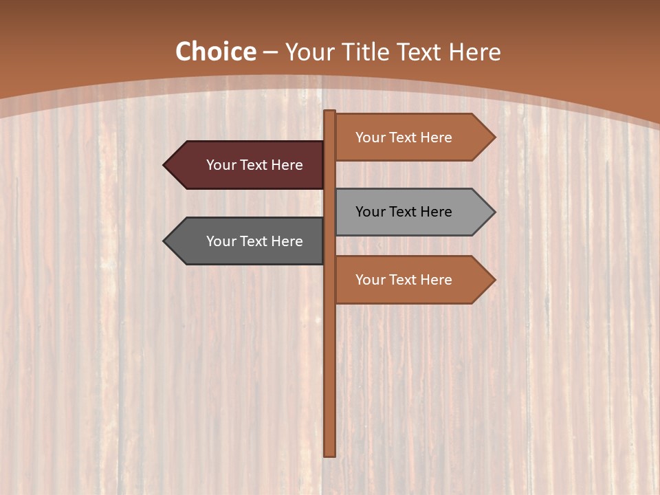Red Feather Flying Object PowerPoint Template