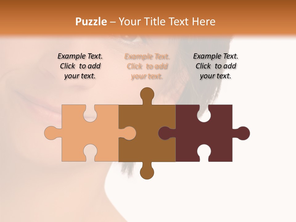 40 Something Woman Maturing Gracefully PowerPoint Template