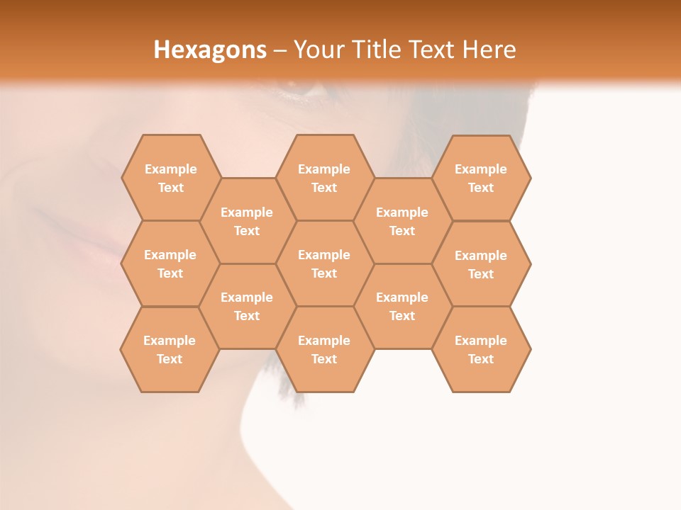 40 Something Woman Maturing Gracefully PowerPoint Template