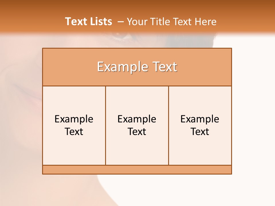 40 Something Woman Maturing Gracefully PowerPoint Template