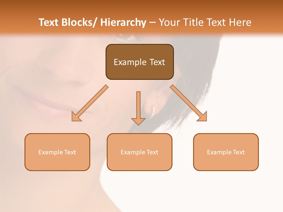 40 Something Woman Maturing Gracefully PowerPoint Template