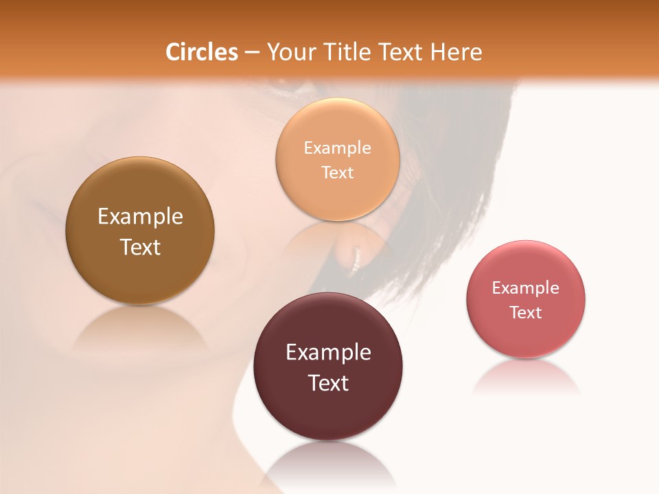 40 Something Woman Maturing Gracefully PowerPoint Template