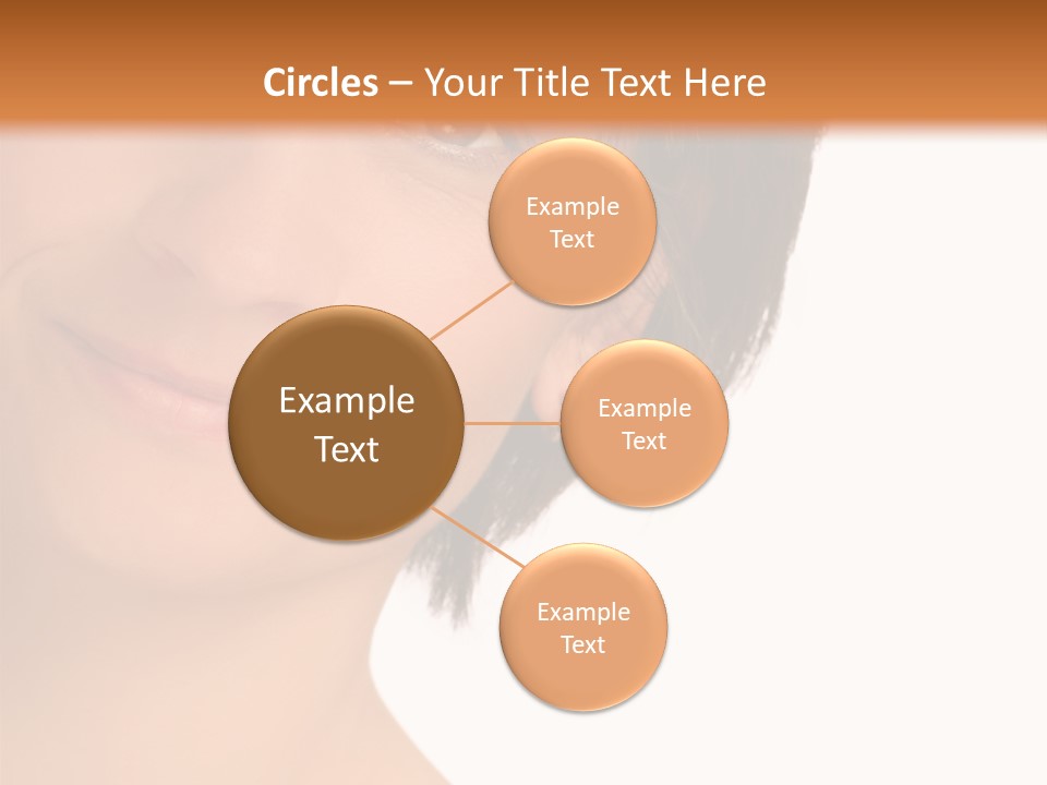 40 Something Woman Maturing Gracefully PowerPoint Template