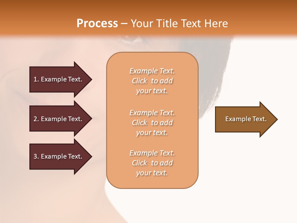 40 Something Woman Maturing Gracefully PowerPoint Template