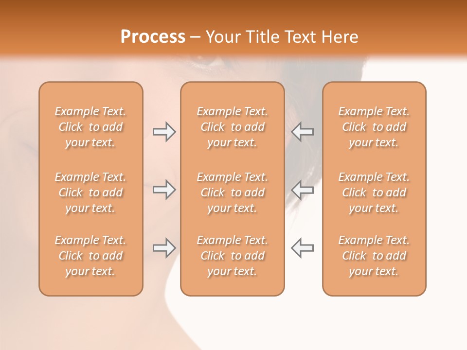 40 Something Woman Maturing Gracefully PowerPoint Template