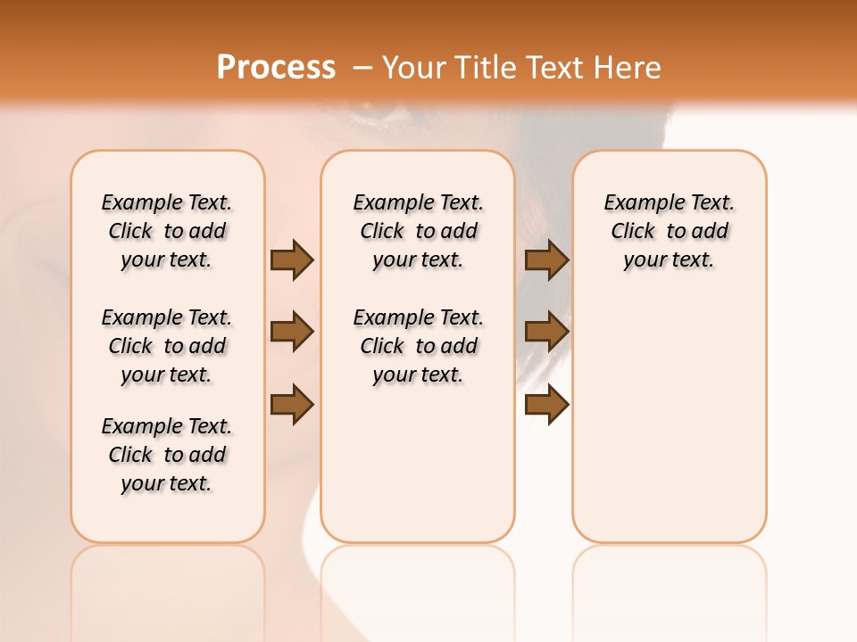 40 Something Woman Maturing Gracefully PowerPoint Template