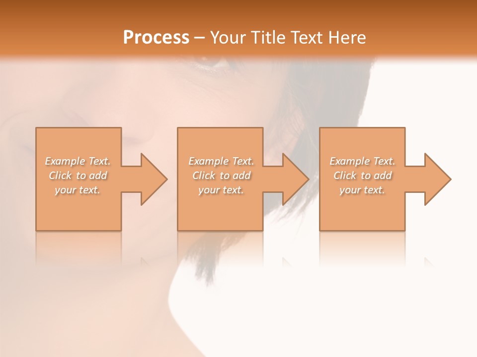 40 Something Woman Maturing Gracefully PowerPoint Template