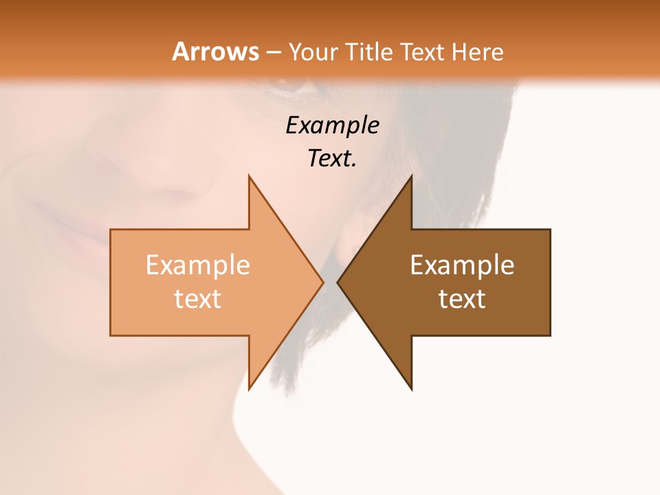 40 Something Woman Maturing Gracefully PowerPoint Template