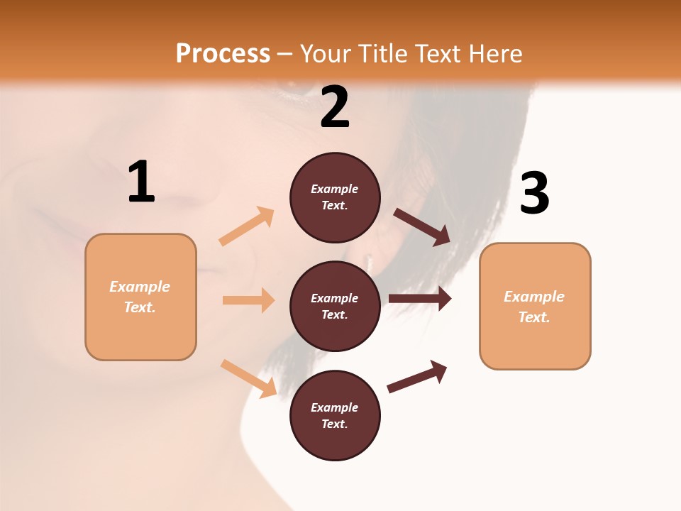 40 Something Woman Maturing Gracefully PowerPoint Template