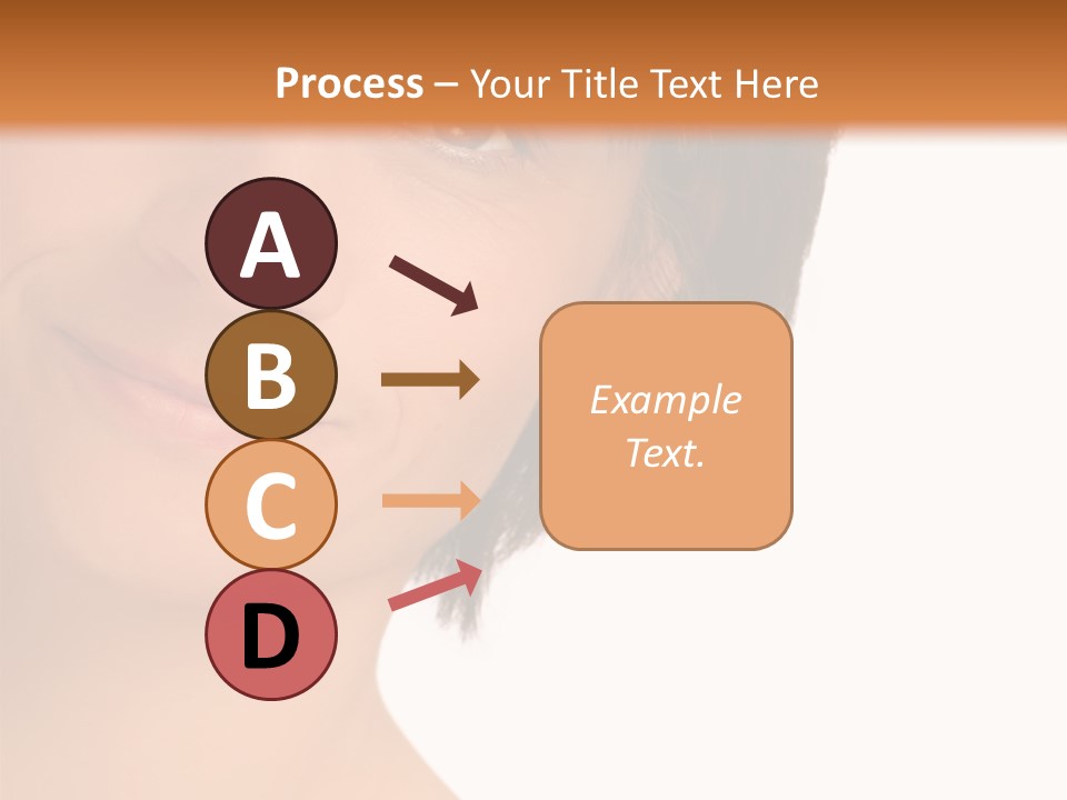 40 Something Woman Maturing Gracefully PowerPoint Template