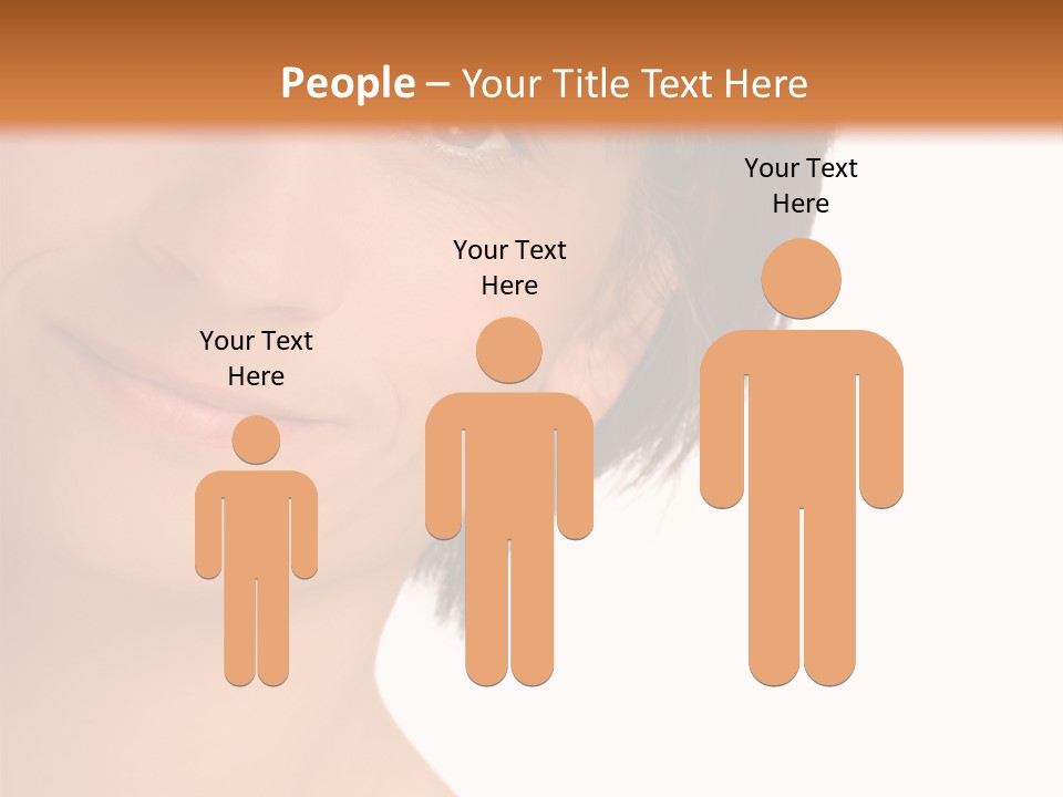 40 Something Woman Maturing Gracefully PowerPoint Template