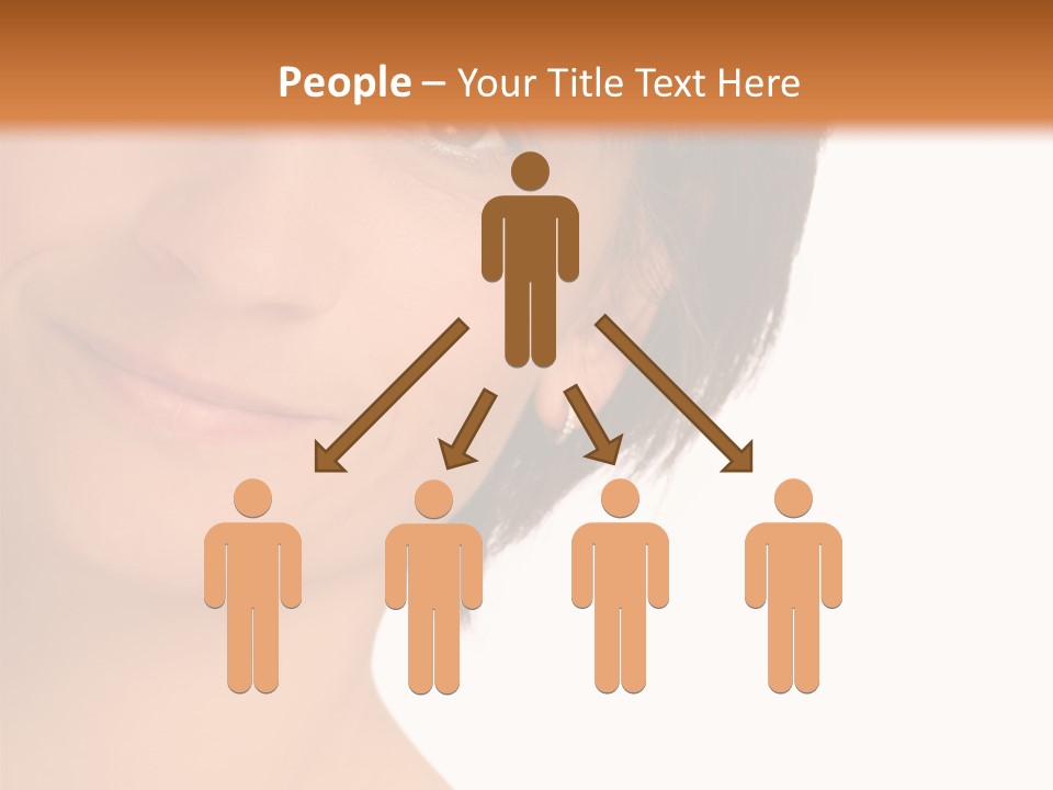 40 Something Woman Maturing Gracefully PowerPoint Template