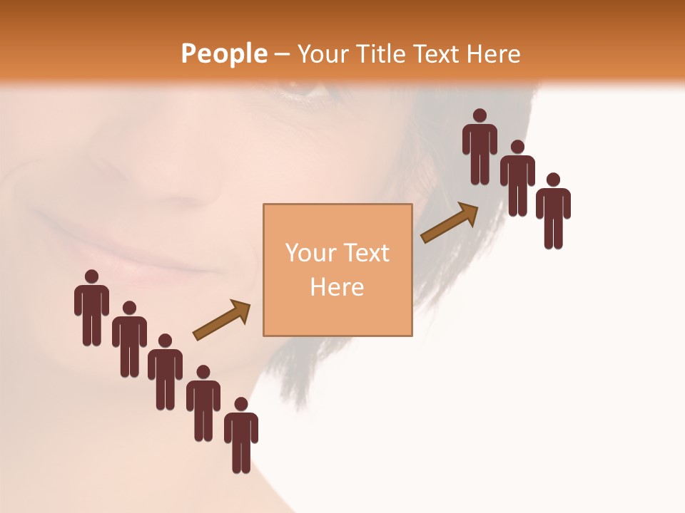 40 Something Woman Maturing Gracefully PowerPoint Template