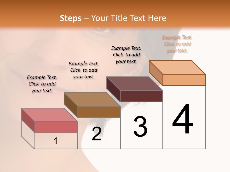 40 Something Woman Maturing Gracefully PowerPoint Template