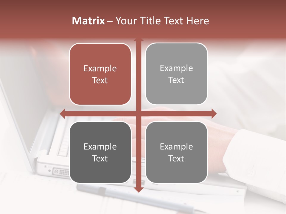 Texture Of A Leather PowerPoint Template