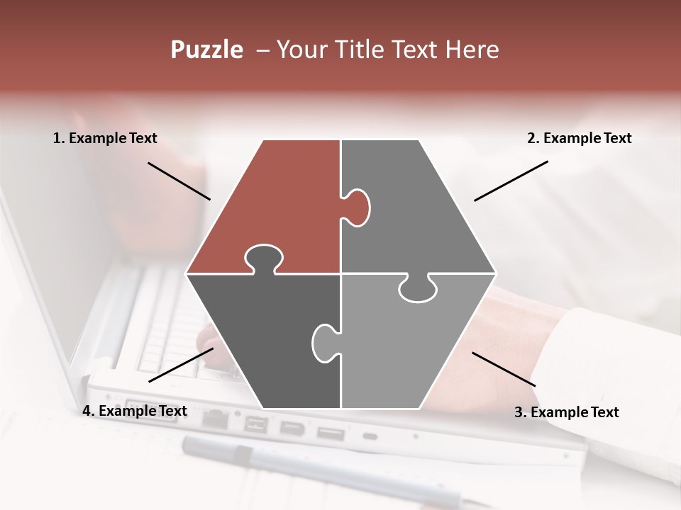 Texture Of A Leather PowerPoint Template