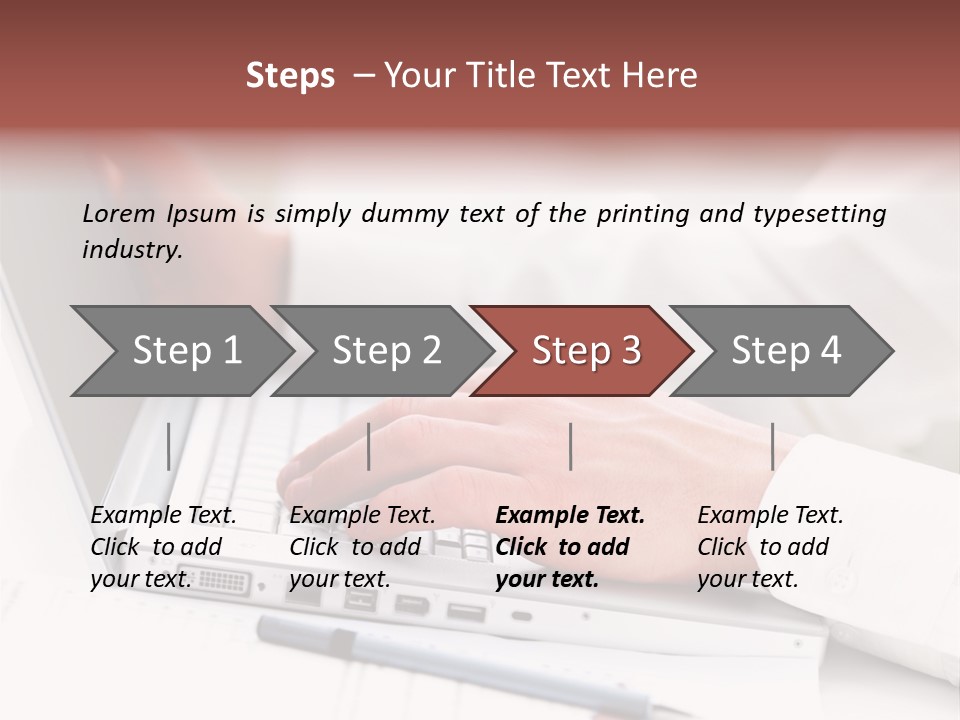 Texture Of A Leather PowerPoint Template
