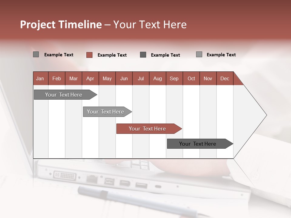 Texture Of A Leather PowerPoint Template