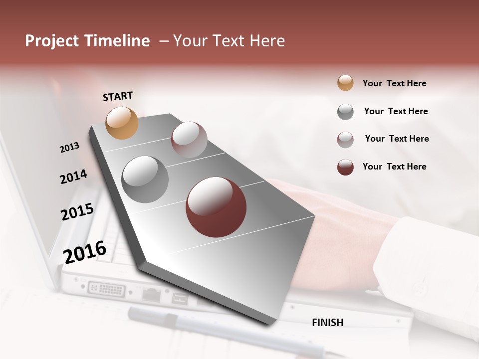 Texture Of A Leather PowerPoint Template