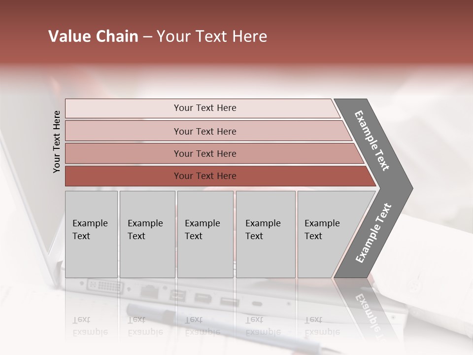 Texture Of A Leather PowerPoint Template