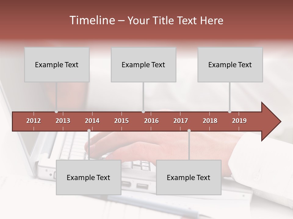 Texture Of A Leather PowerPoint Template
