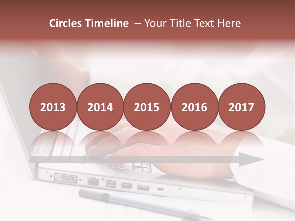 Texture Of A Leather PowerPoint Template