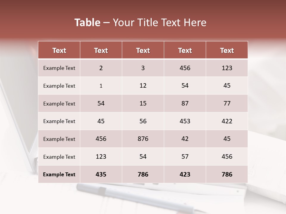 Texture Of A Leather PowerPoint Template