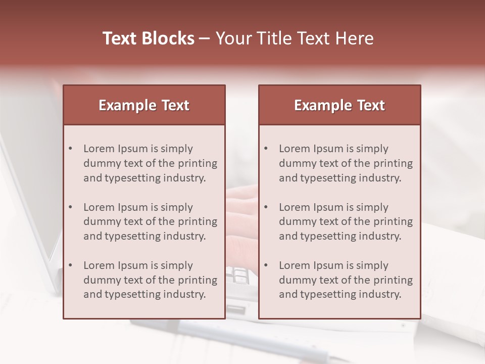 Texture Of A Leather PowerPoint Template