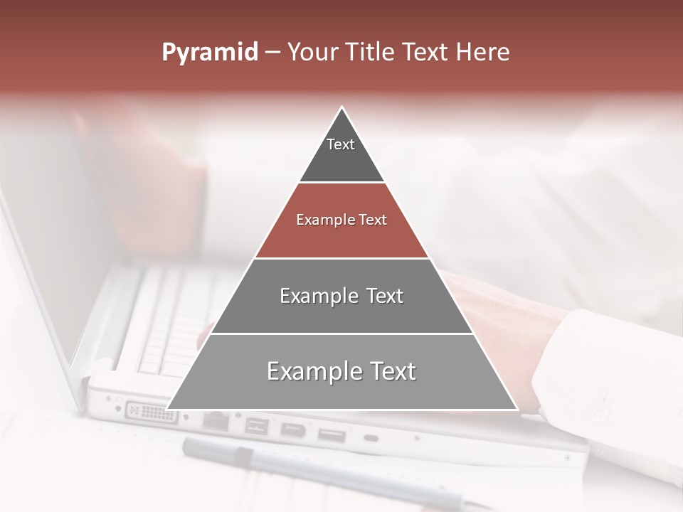 Texture Of A Leather PowerPoint Template