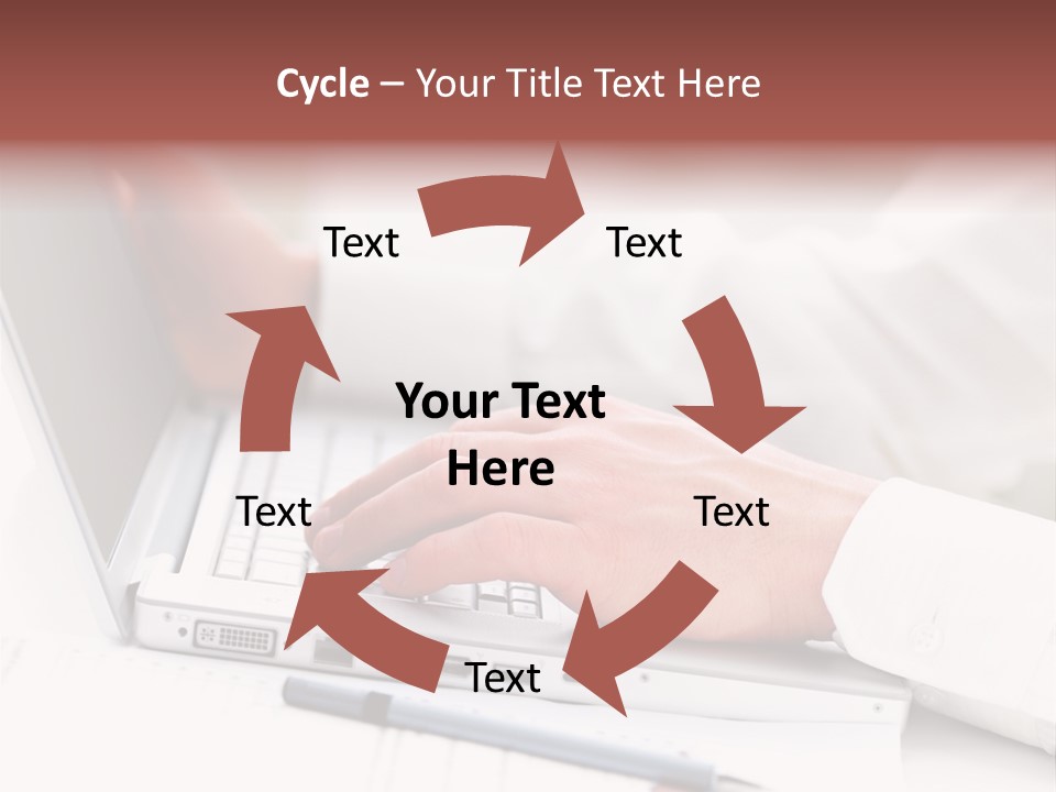 Texture Of A Leather PowerPoint Template