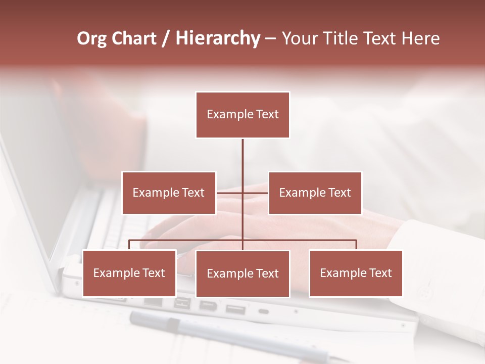 Texture Of A Leather PowerPoint Template