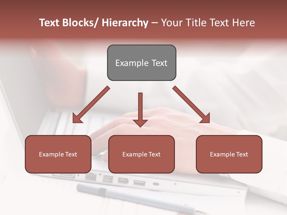 Texture Of A Leather PowerPoint Template