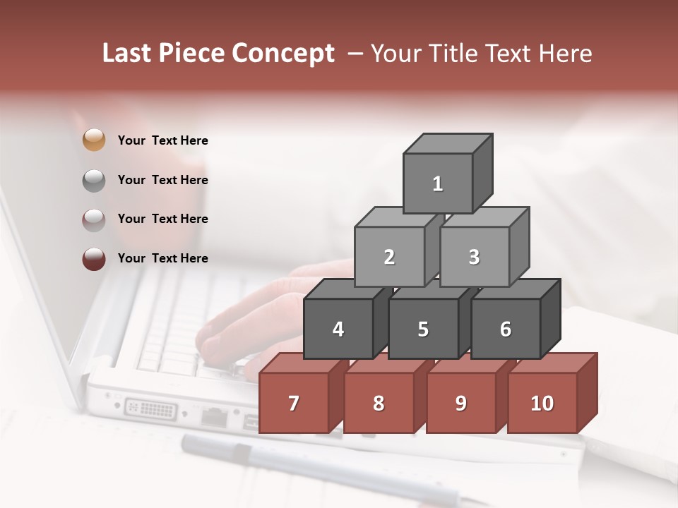 Texture Of A Leather PowerPoint Template