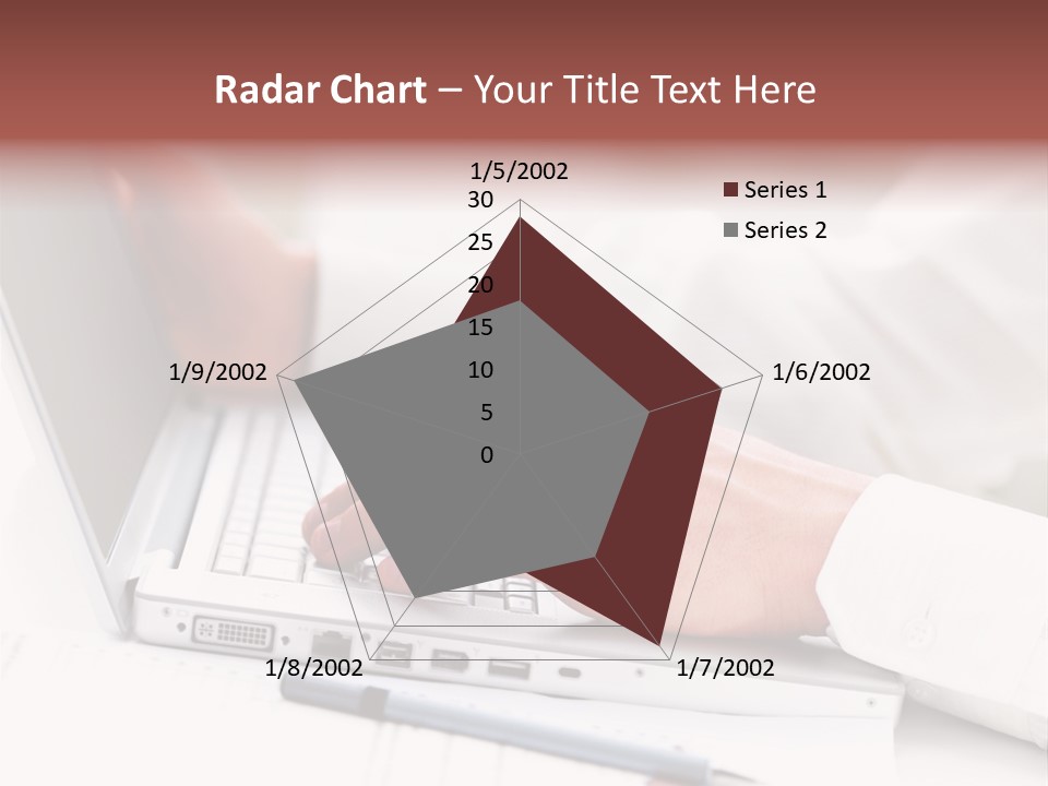 Texture Of A Leather PowerPoint Template