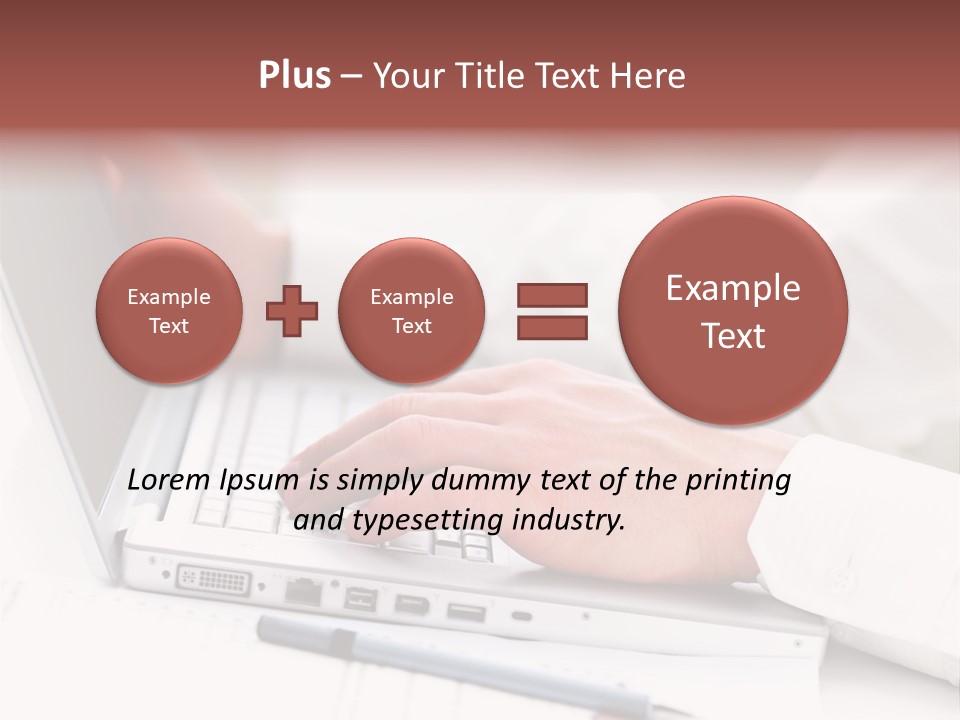Texture Of A Leather PowerPoint Template