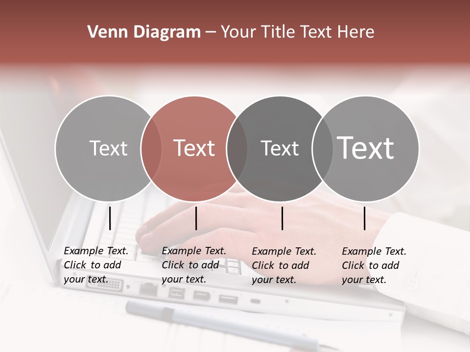 Texture Of A Leather PowerPoint Template