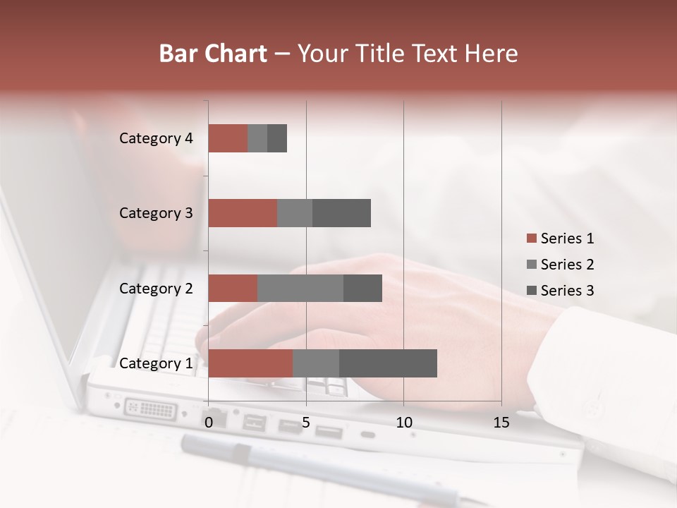Texture Of A Leather PowerPoint Template